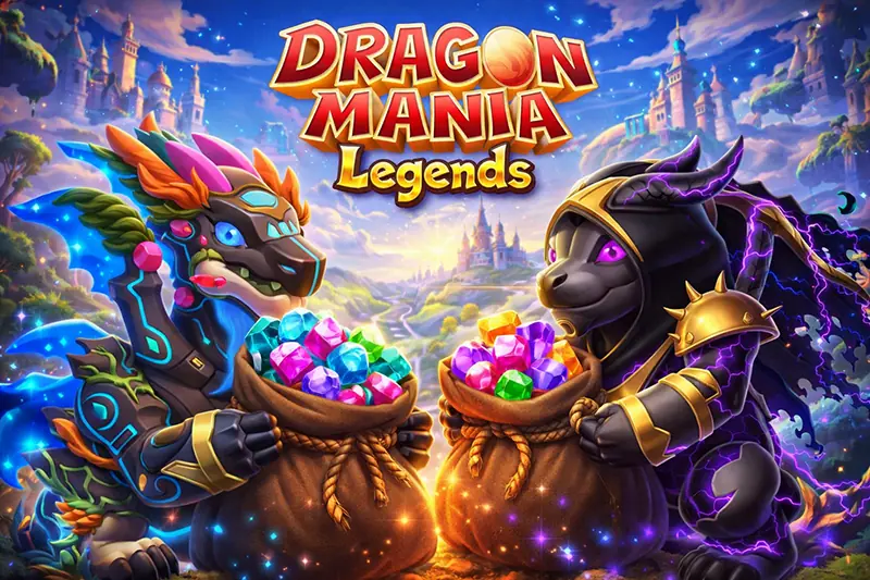 ماهي أهم الأشياء التي أصرف عليها الجواهر في لعبة تنانين اسطورية Dragon Mania Legends