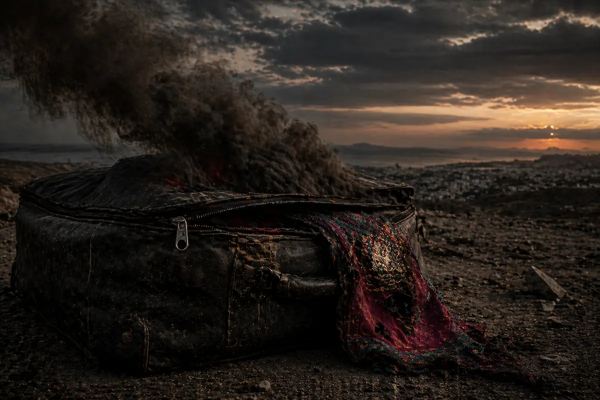 اكتشاف جثة متفحمة ومقطعة داخل حقيبة سفر بضواحي طنجة غزناية